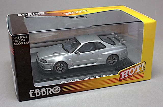 Amazon | EBBRO エブロ 1/43【43058】 SKYLINE GT-R (R34) V Spec ll